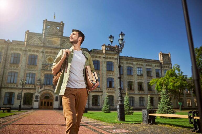 male student looking up at the sky 2023 11 27 05 00 13 utc