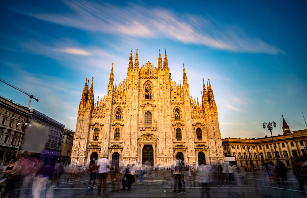 milan cathedral at sunset 2024 07 31 00 28 45 utc 1